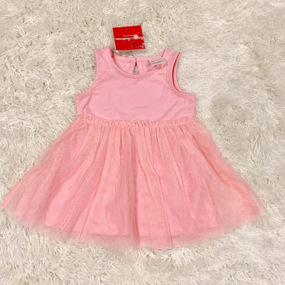 NEW Hanna Andersson Rose Pink Soft Tulle Dress